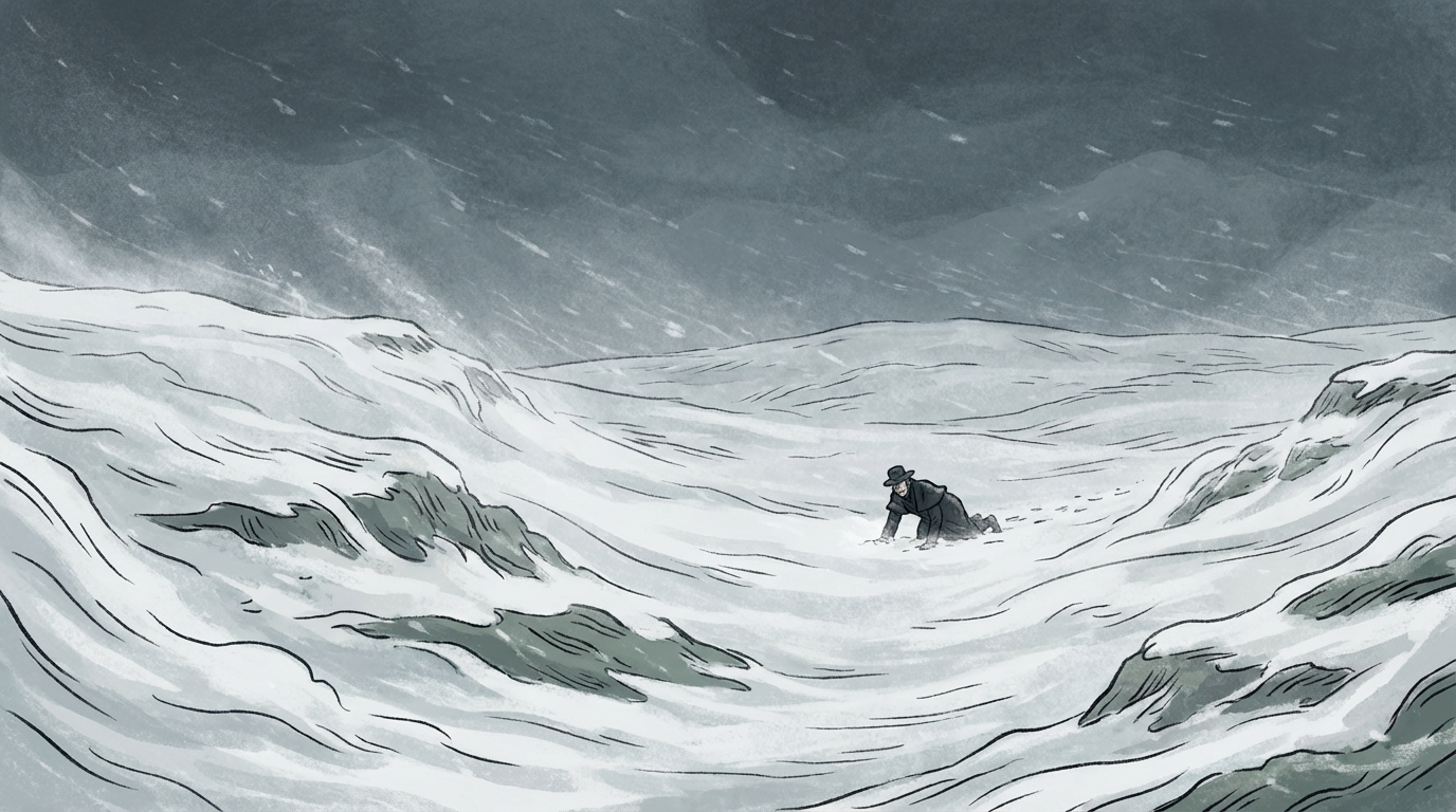 The Long Mynd in a blizzard, January 1865 — Reverend Carr's ordeal